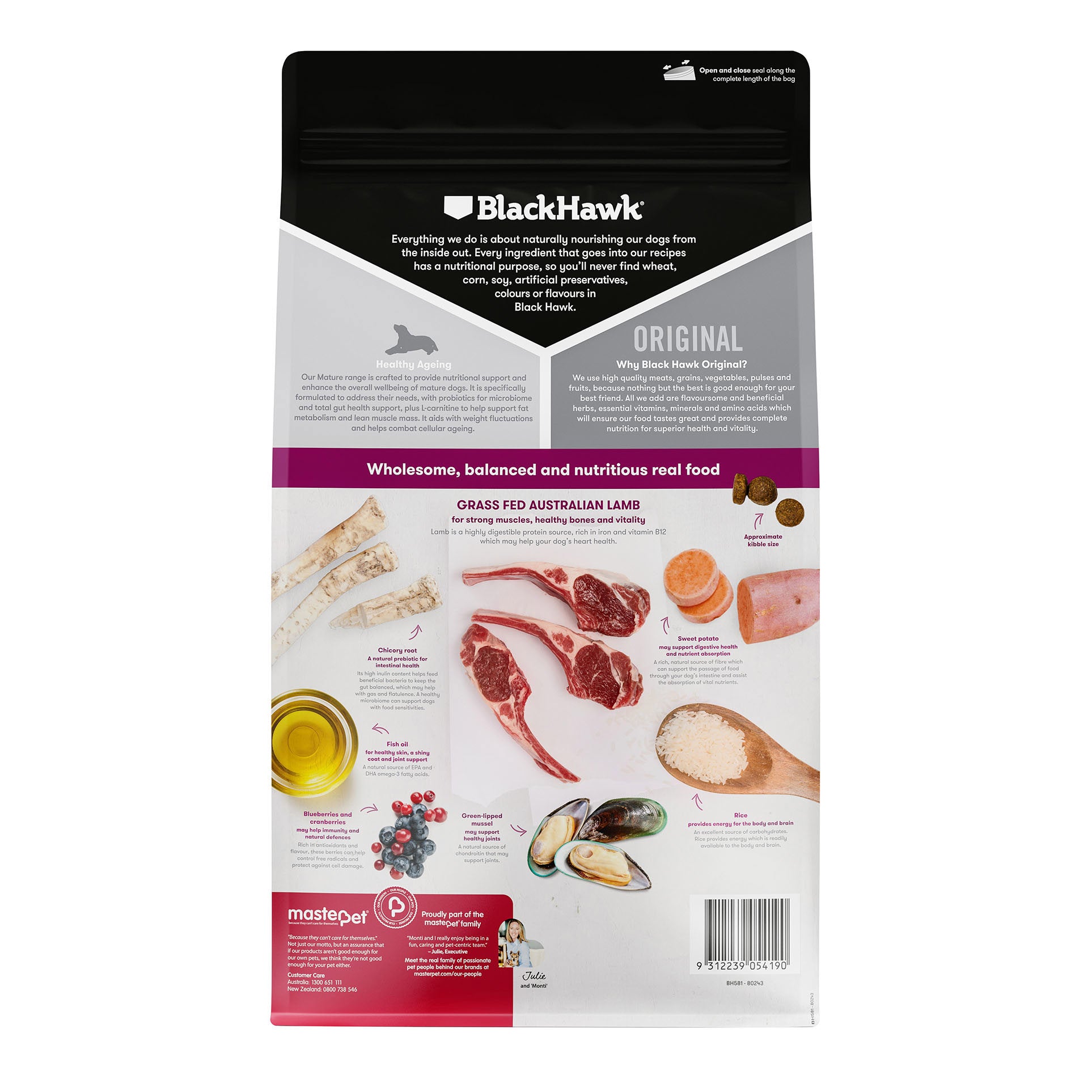 Blackhawk Mature 7+ Lamb & Rice 3kg