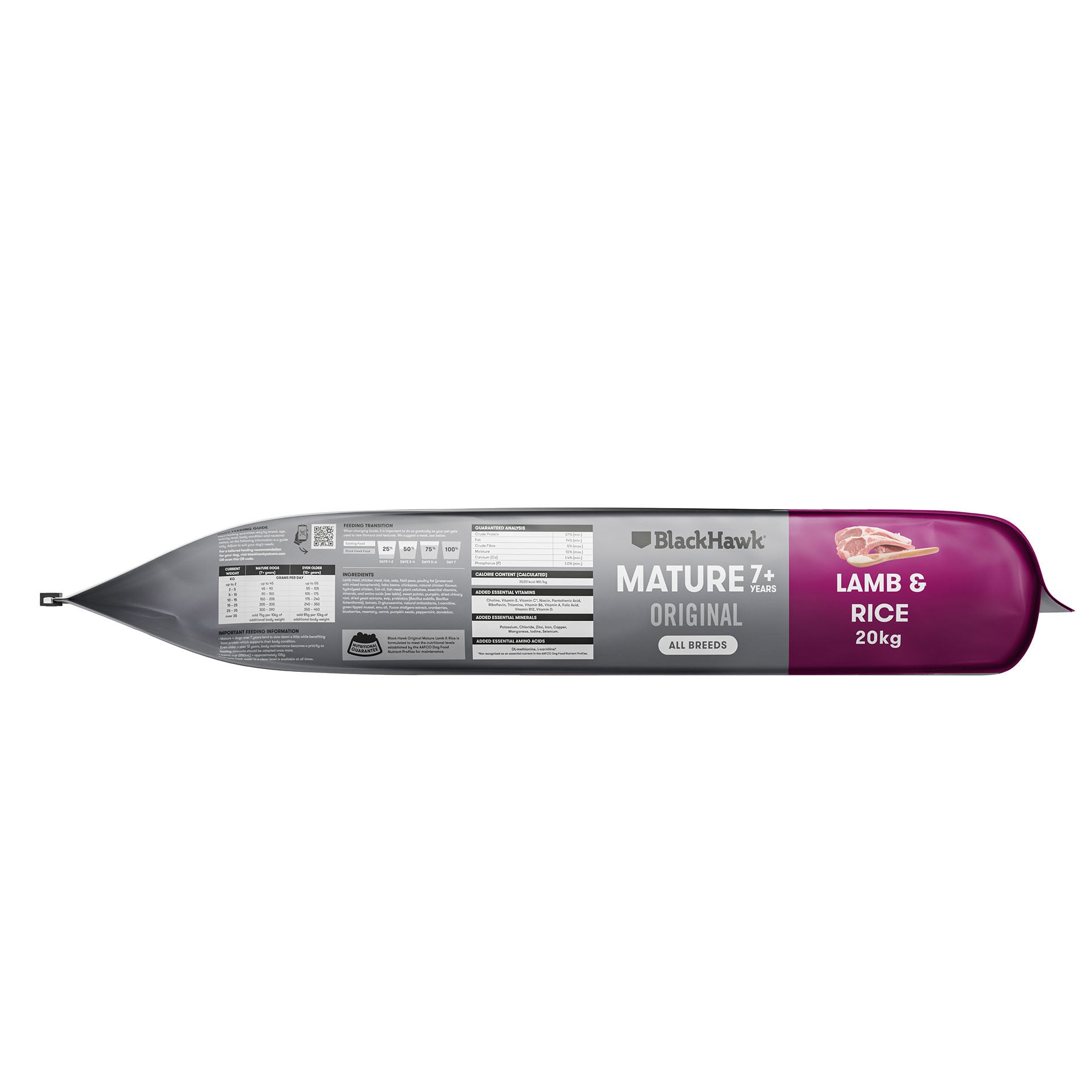 Blackhawk Mature 7+ Lamb & Rice 3kg