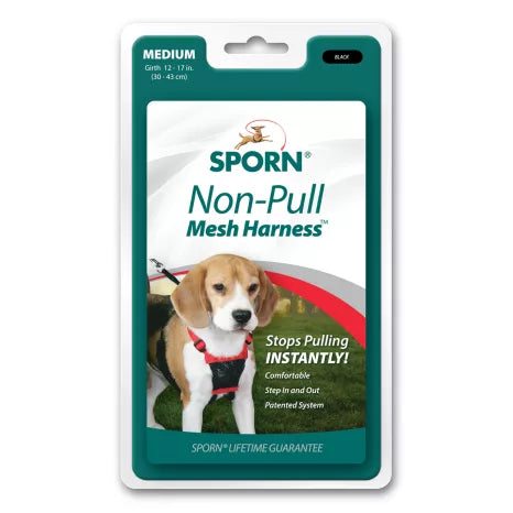 Sporn No-Pull Mesh Harness Black