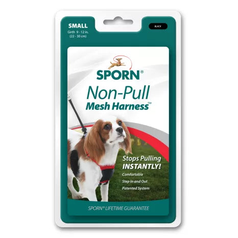 Sporn No-Pull Mesh Harness Black