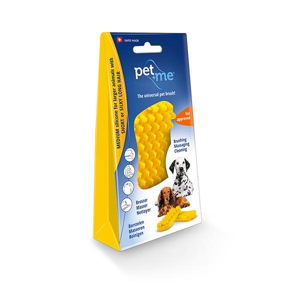 Pet+Me Silicone Brush Medium