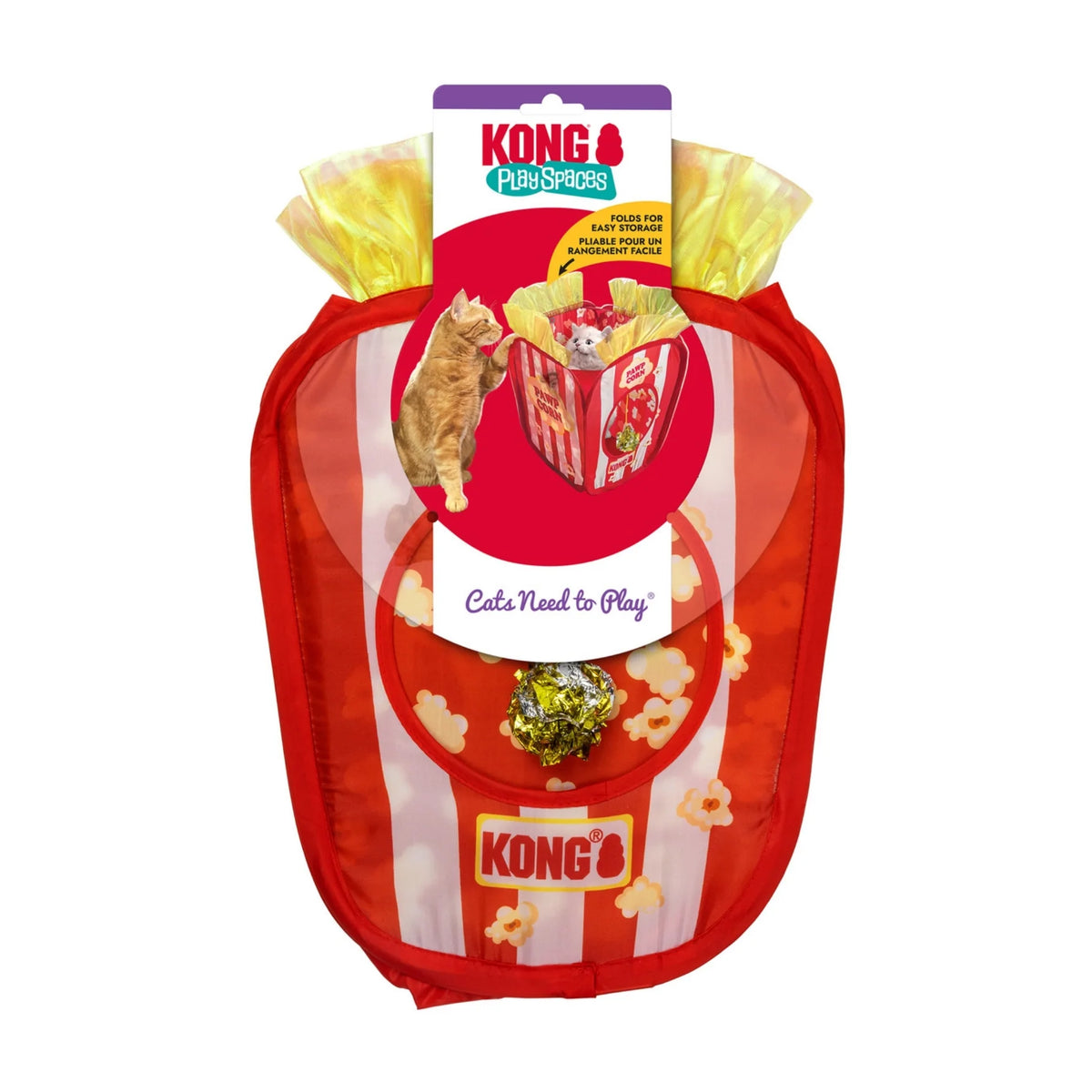 KONG Pawpcorn Play Spaces Cat Toy