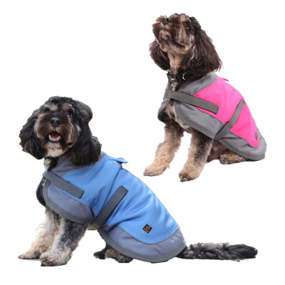 PetOne NightWalker Dog Coat Blue/Silver