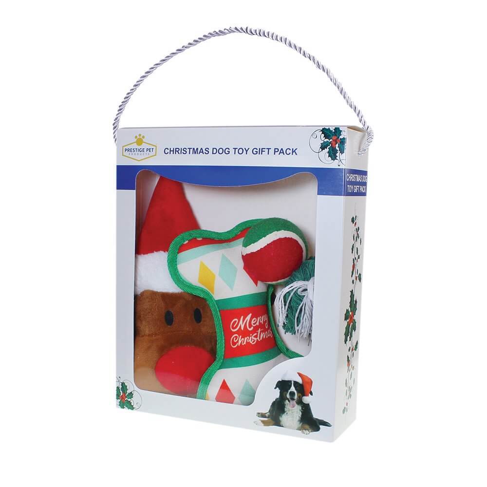 Prestige Pet Christmas Dog Toy Gift Pack