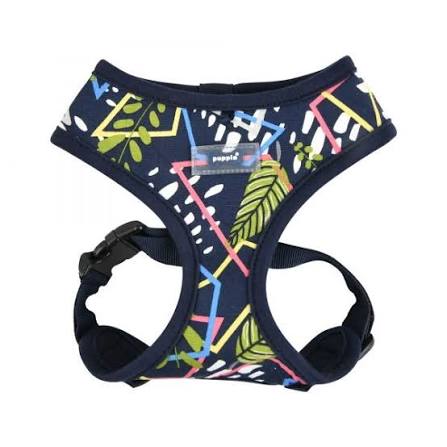 Puppia Soft Mesh Harness Floral Design