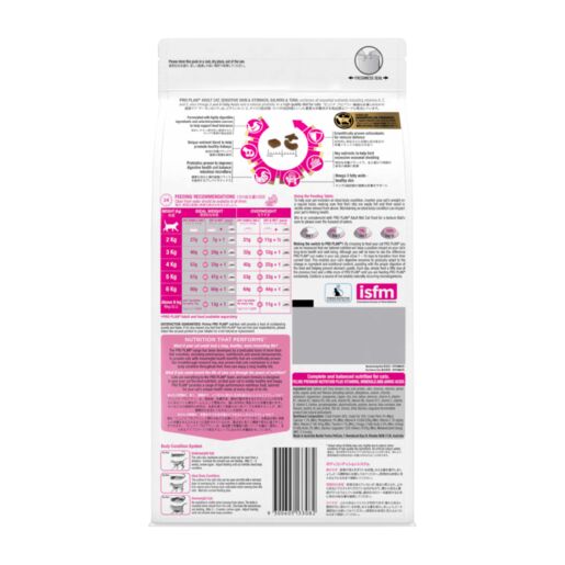 PRO PLAN Sensitive Skin & Stomach Salmon & Tuna Formula Dry Cat Food 1.5kg