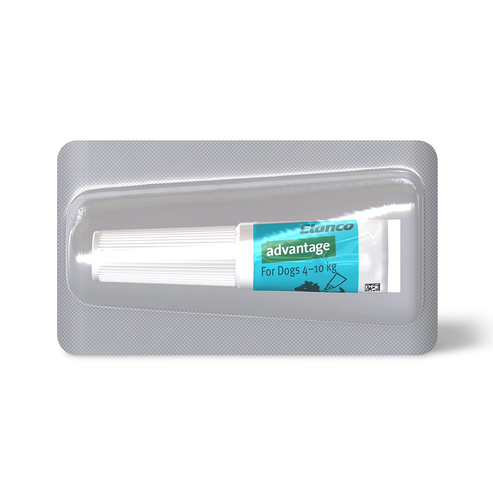 Advantage Flea Control for Dogs 4-10kg 4 Pack