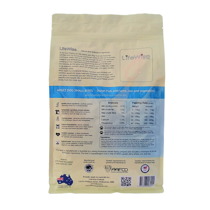 Lifewise Holistic Ultra Premium Ocean Fish Small Bites 2.5kg