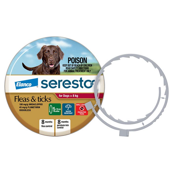 Seresto Flea & Tick Collar for Dogs over 8kg