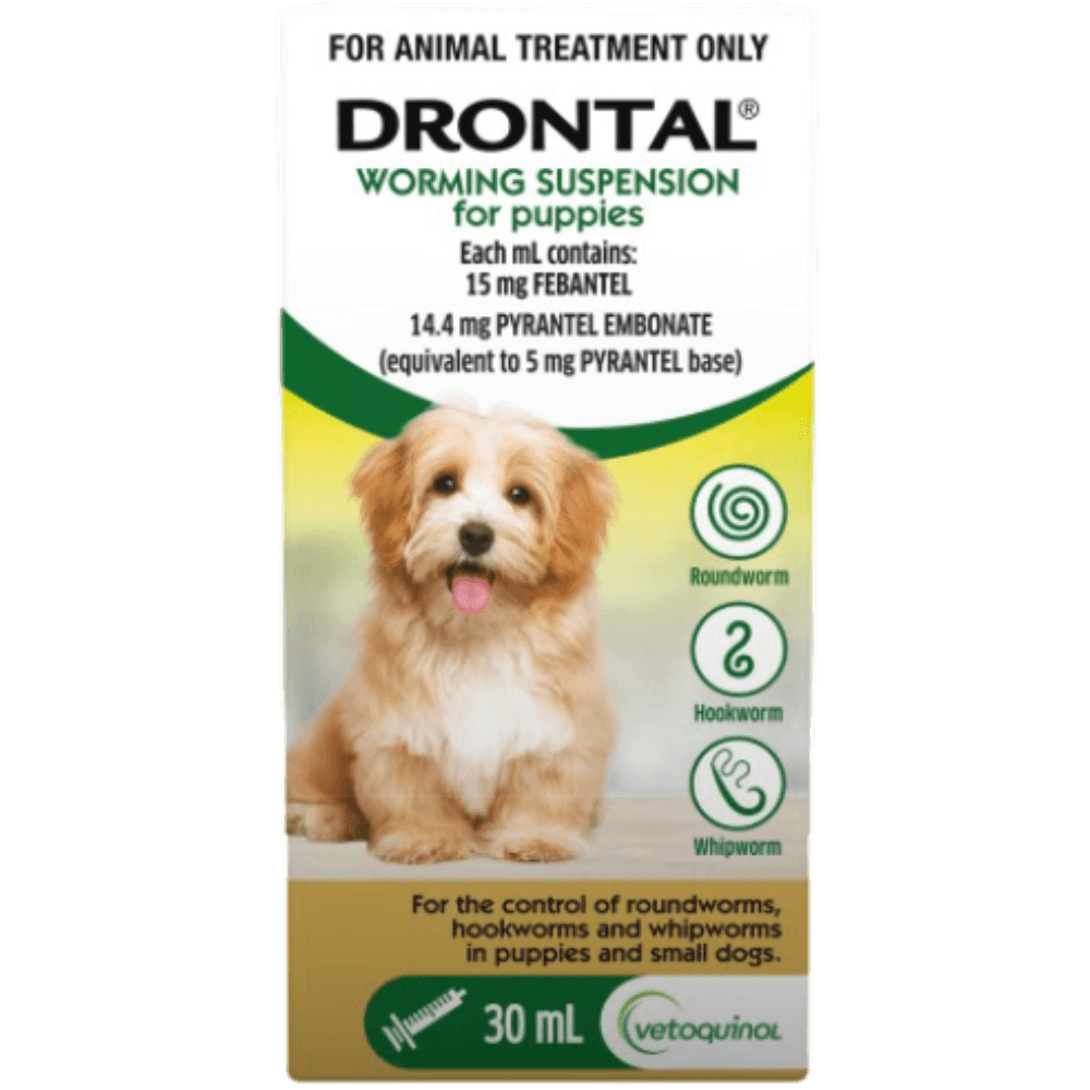 Drontal Worming Suspension for Puppies 30ml