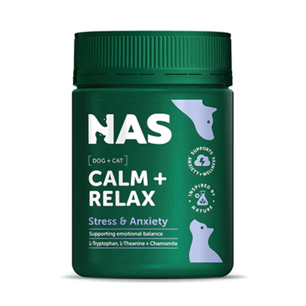 NAS Calm Relax & Anxiety Tablets for Dogs and Cats 30Tablets
