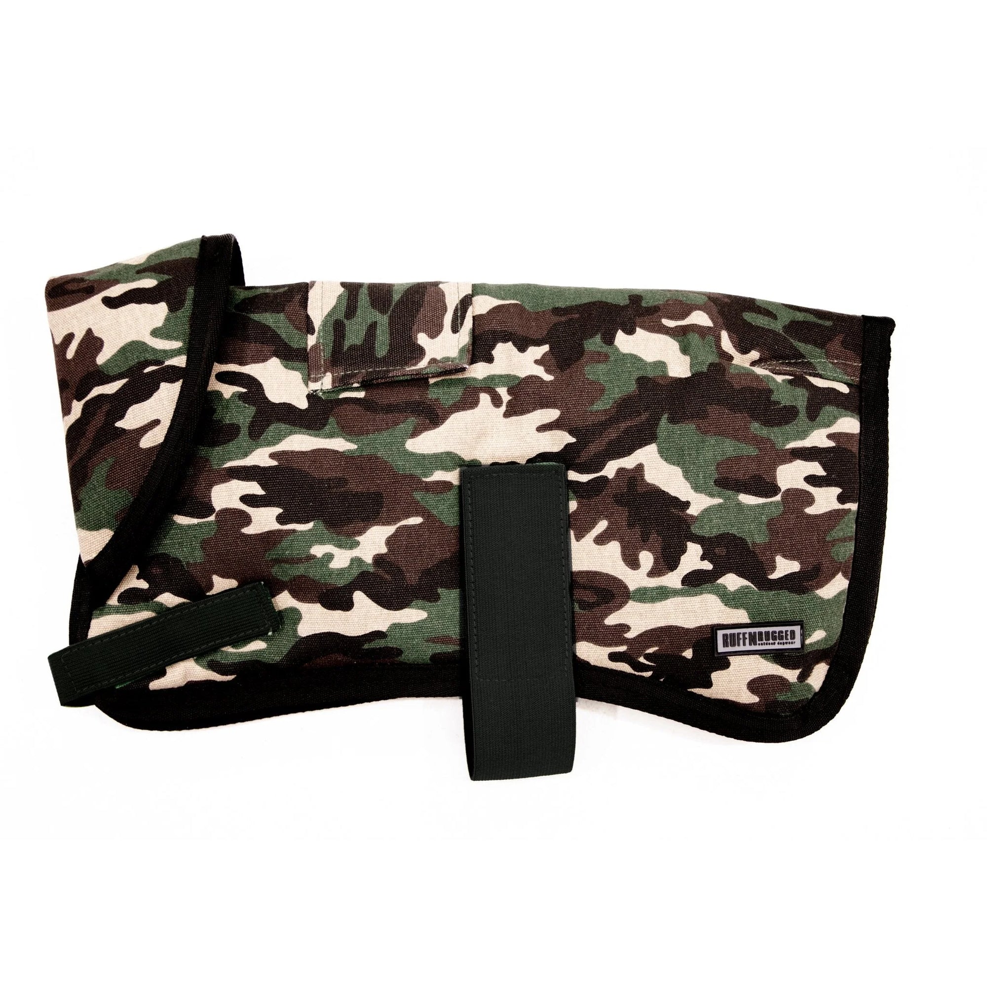 RuffNRugged Oilskin Dog Coat 30-35cm Camo Print
