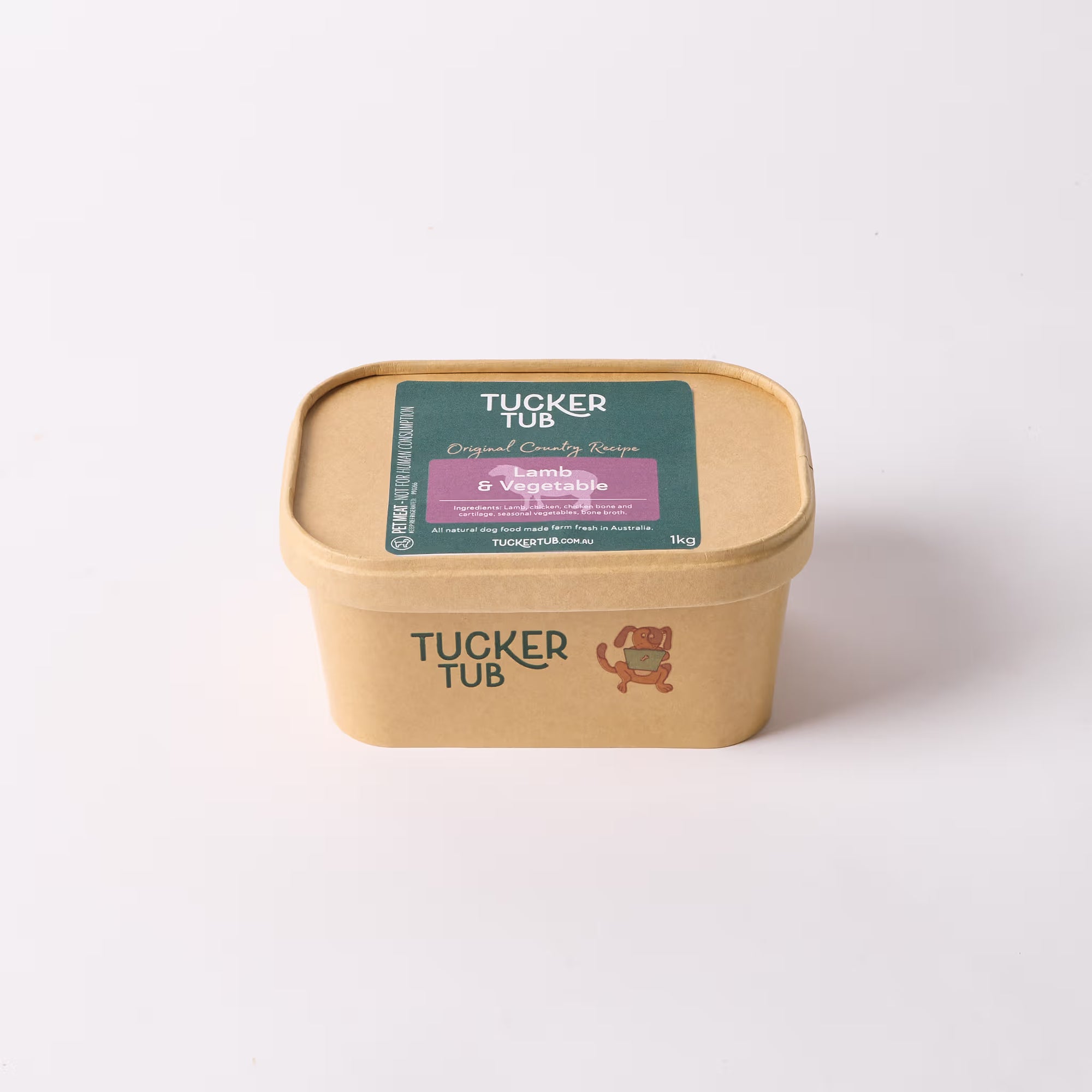 Tucker Tub Lamb & Vegetable Dog Food 1kg