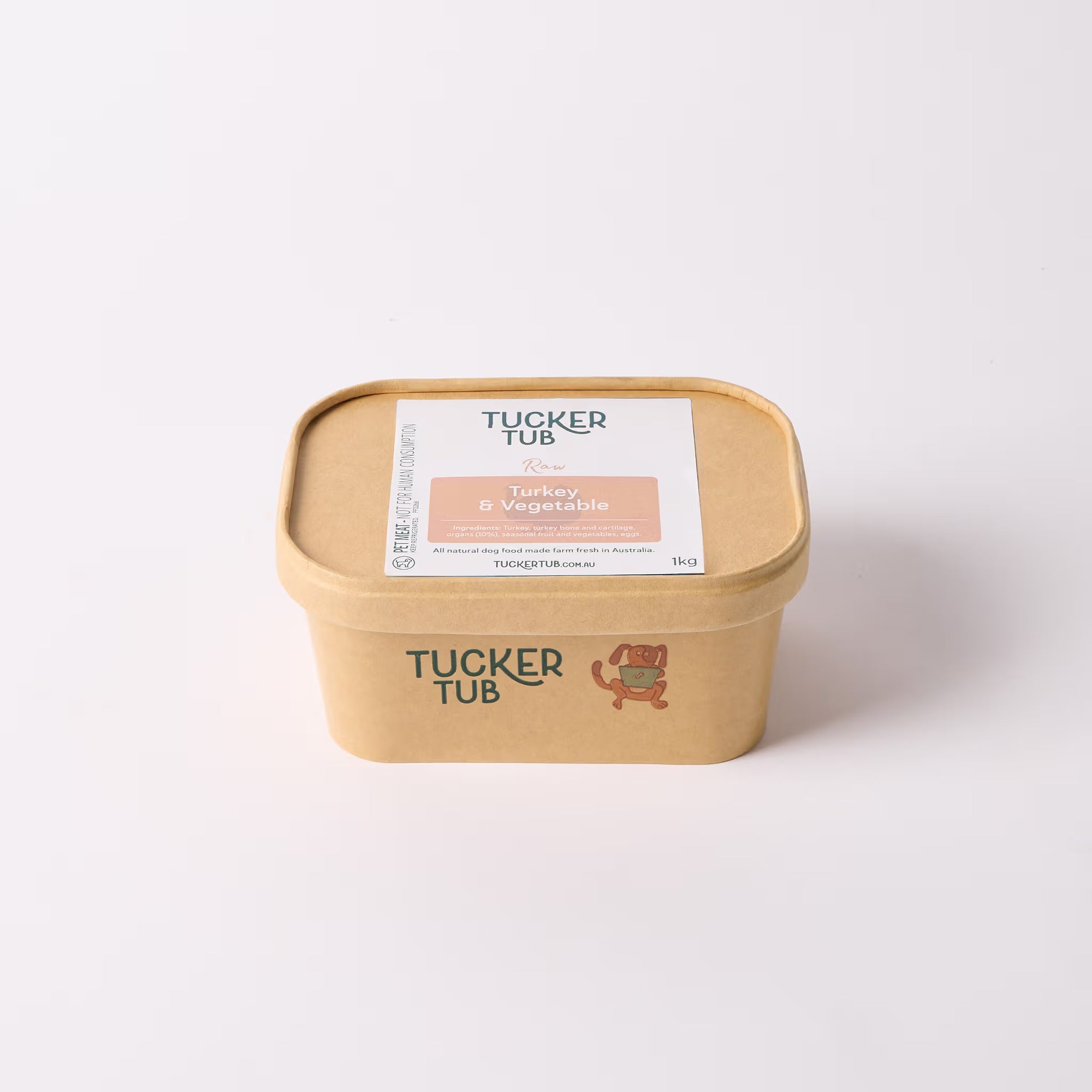 Tucker Tub Raw Turkey & Vegetable 1kg