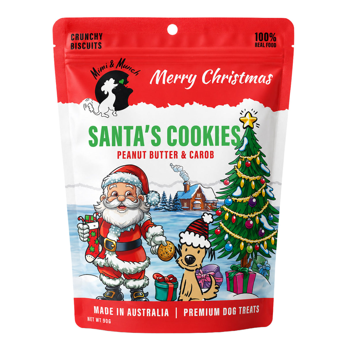 Christmas Doggy Treat Pack 90g