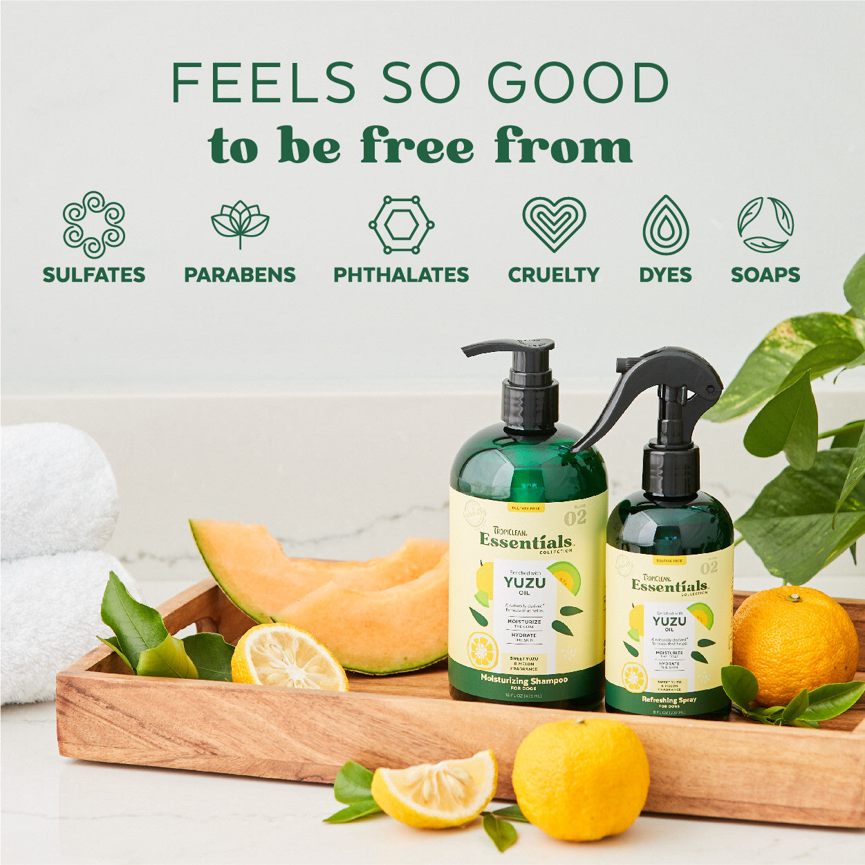 TropiClean Yuzu Oil - Moisturizing Shampoo