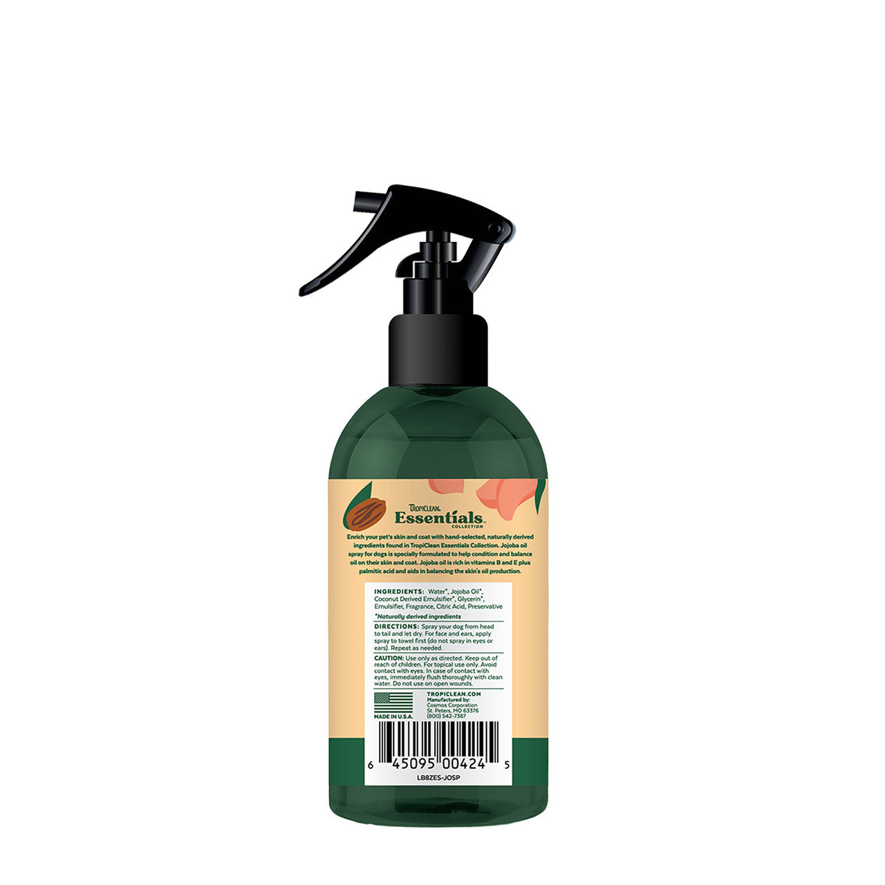 TropiClean Essentials Jojoba Oil Refreshing Spray