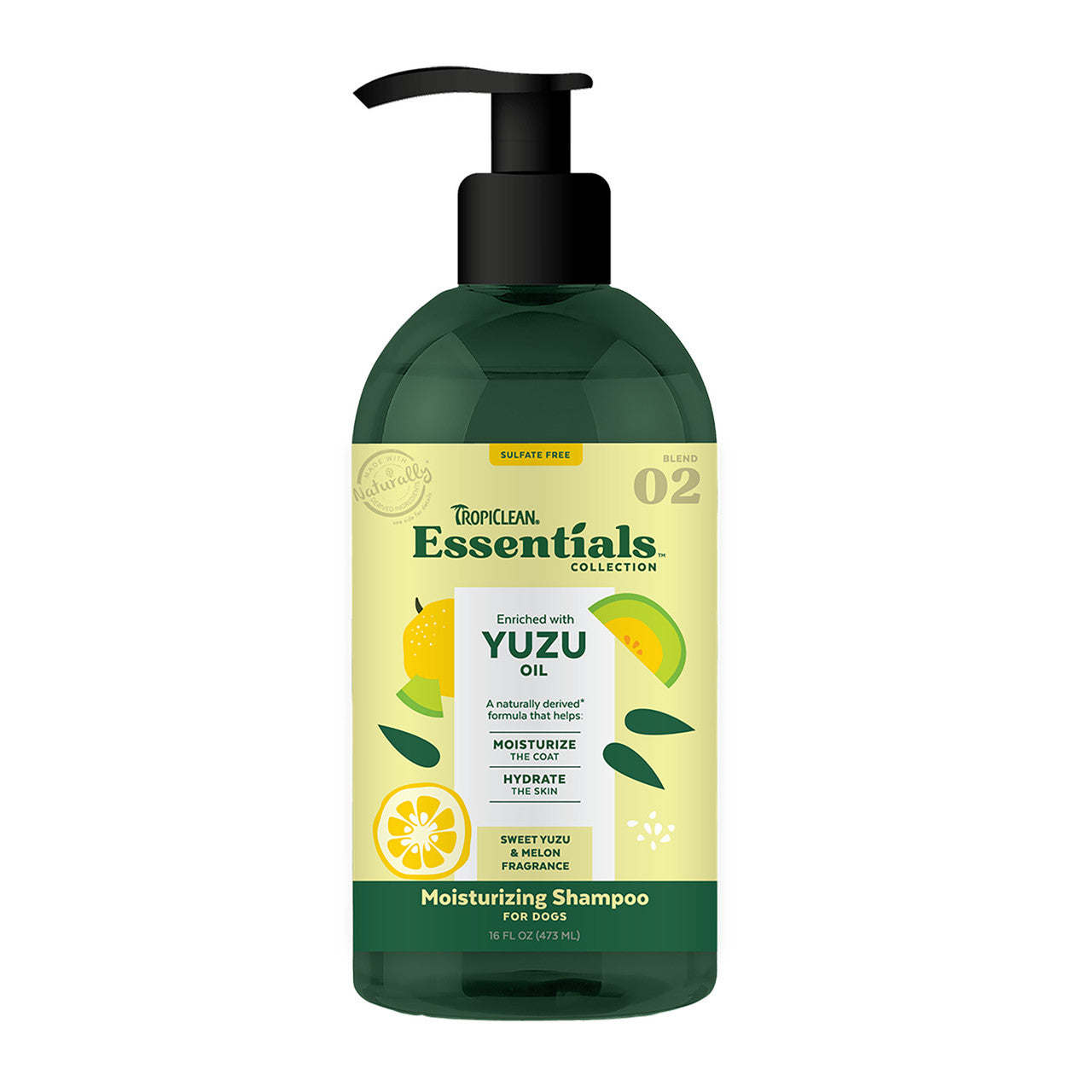 TropiClean Yuzu Oil - Moisturizing Shampoo