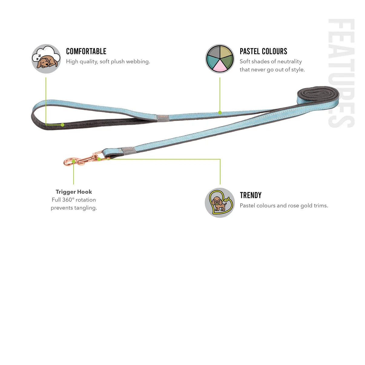Rogz Urban Classic Lead