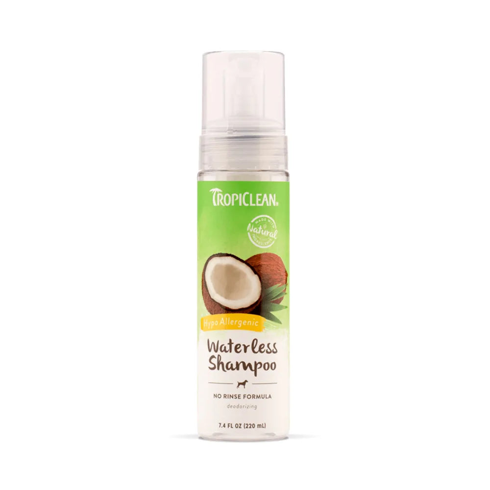 Tropiclean Waterless Shampoo for Dogs and Cats Gentle Coconut 220ml