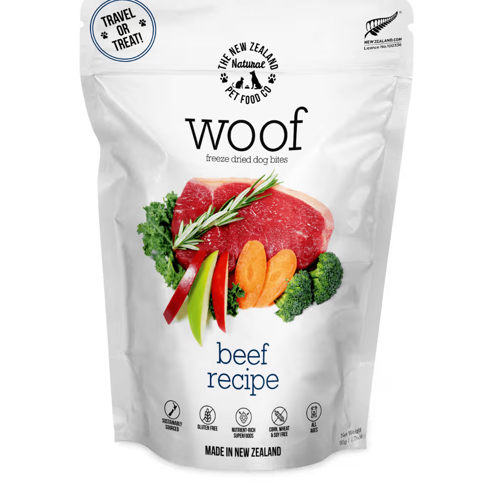 Woof Freeze Dried Dog Bites 50g
