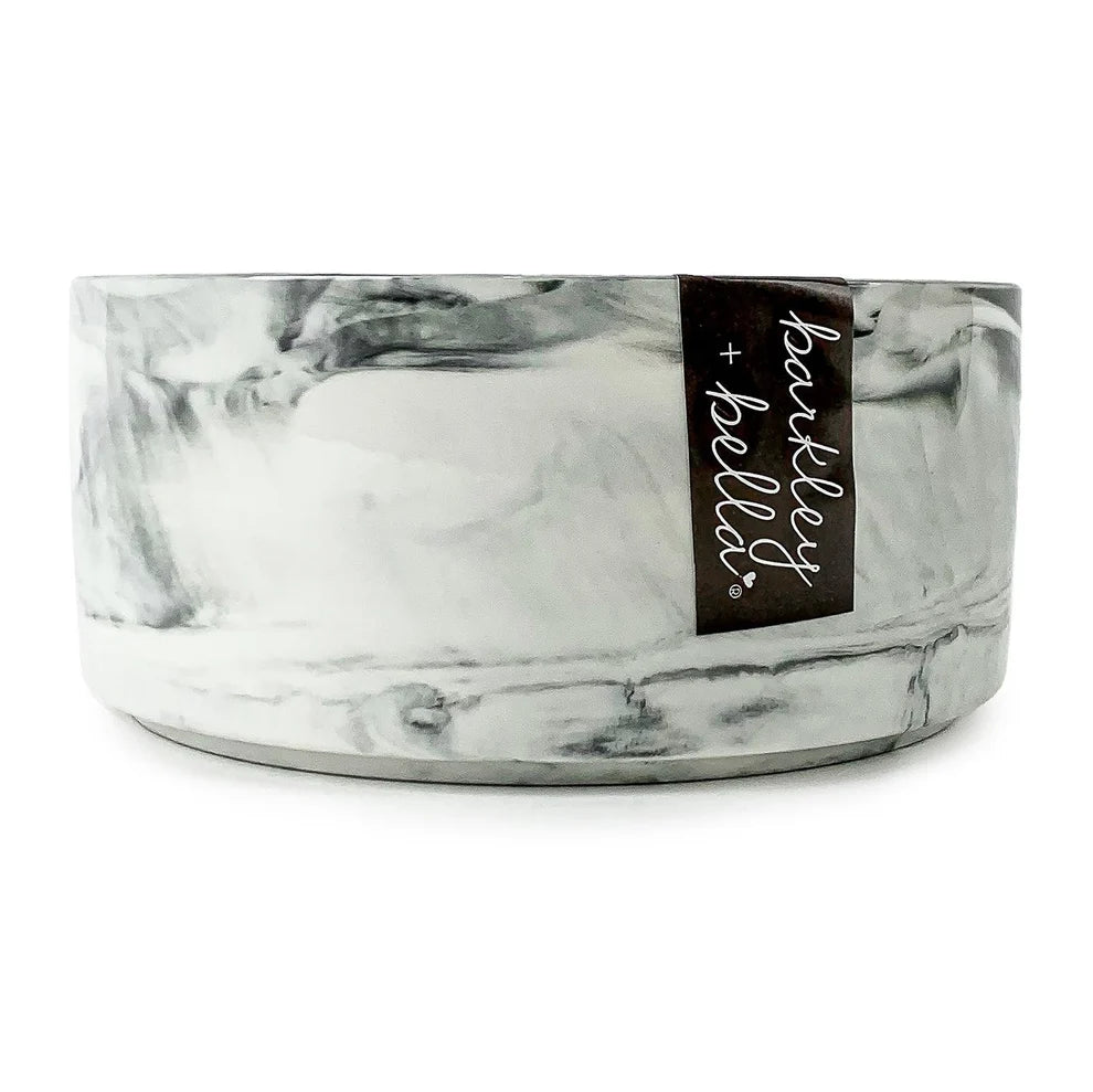 Barkley & Bella Zen Marble pet bowl ceramic 1800ml